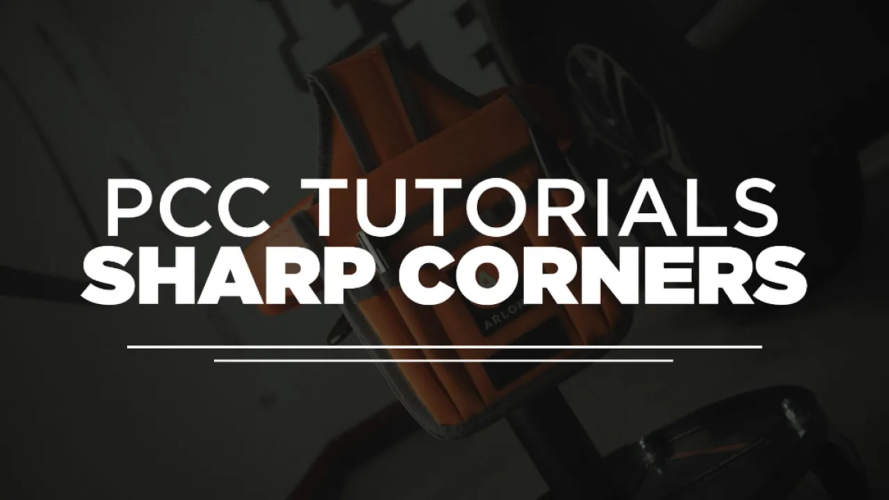 pcc tutorial sharp corners